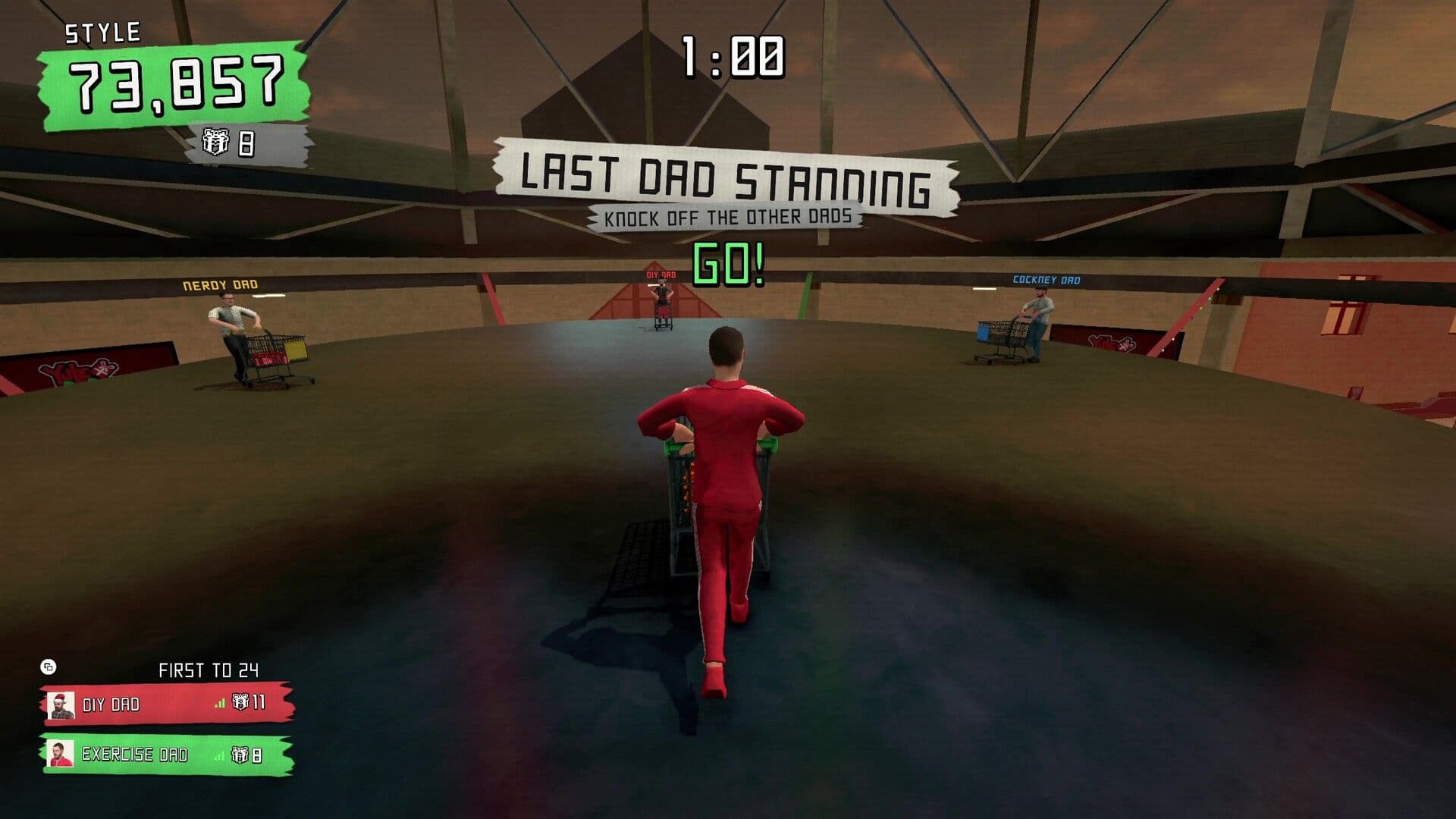 yule dads minigame